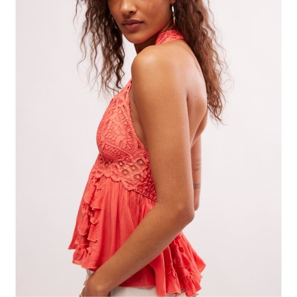 Free People NWT Adela Halter Large - Picture 2 of 13